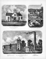 Union School Building, Black Rivver Falls, Ludlow Woolen Mills, Harding, Redfield, Gill
